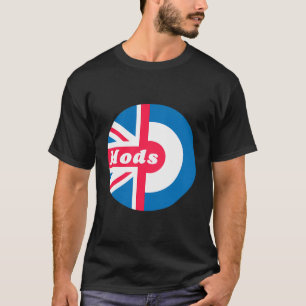 Camiseta Mods apuntan a la bandera británica Jack Roundel