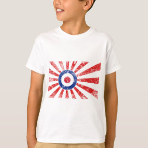 Camiseta Mods Mod Target Mods Sunburst Target Roundel