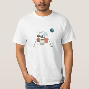 Camiseta Módulo Apolo Eleven Lunar Cubist