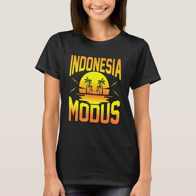 Camiseta Módulos de Indonesia (Anverso)