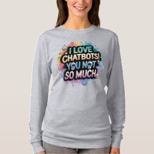 Camiseta Moe 萌え Me encantan los chatbots A ti no te gustan 