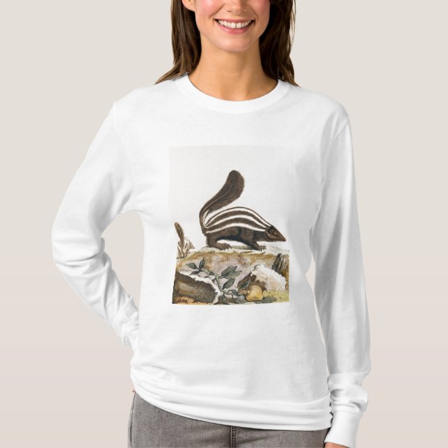 Camiseta Mofeta, de "Histoire Naturelle" cerca (Anverso)