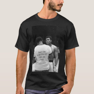 Camiseta mohamed ali, flotar como una mosca de mantequilla