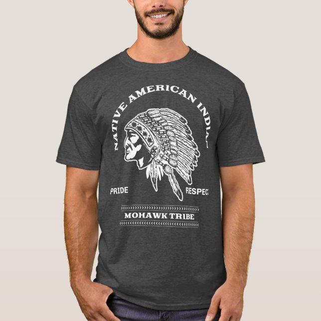 Camiseta Mohawk inspiró a tribu nativa norteamericana relac (Anverso)
