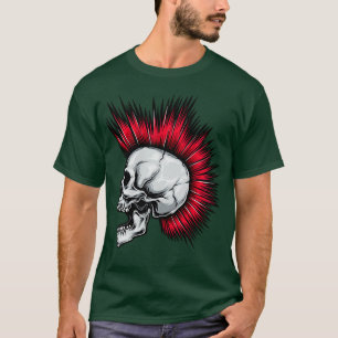 Camiseta Mohawk Punk Skull