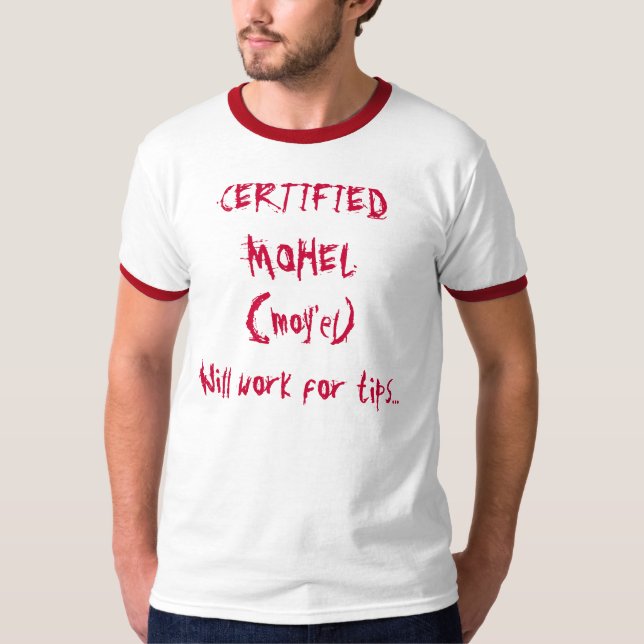 CAMISETA MOHEL CERTIFICADO (Anverso)