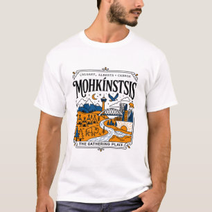 Camiseta Mohkinstsis Calgary Alberta El Lugar de Reunión Il