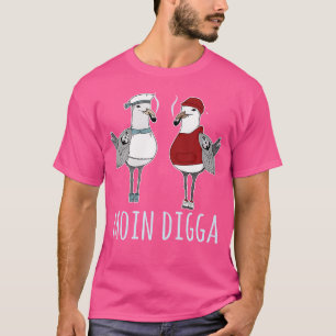 Camiseta Moin Digga Gaviota Ancla Mar del Norte Mar Báltico