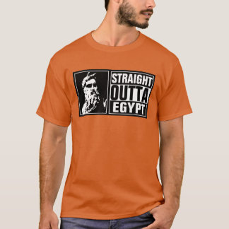 Camiseta Moisés salió directo del logo blanco de Egipto