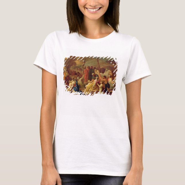 Camiseta Moisés y el serpiente brasilero, c.1653-54 (aceite (Anverso)