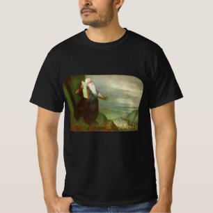 Camiseta Moisés y los diez mandamientos, la religión vintag
