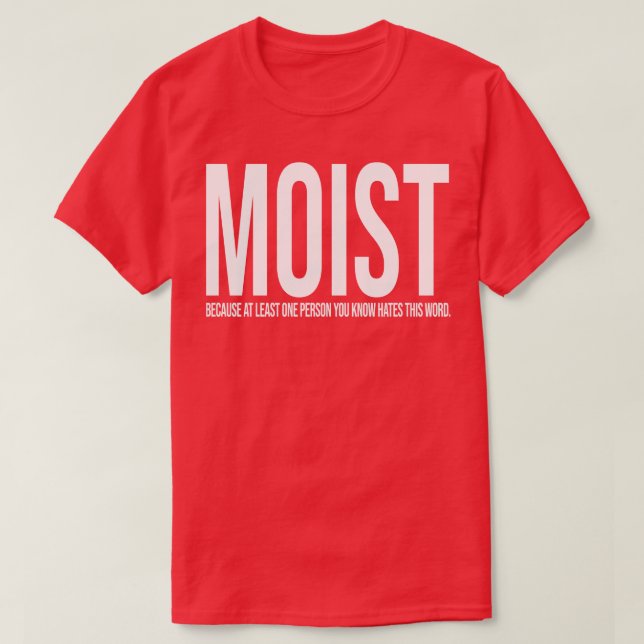 Camiseta MOIST Design TShirt (Diseño del anverso)