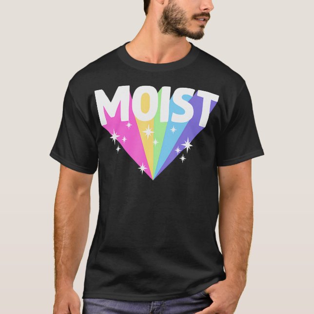 Camiseta Moist Funny Meme Dank Para Adultos Guay Hilarious  (Anverso)