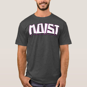 CAMISETA MOISTA DE RETRO ROSA Y BLANCA