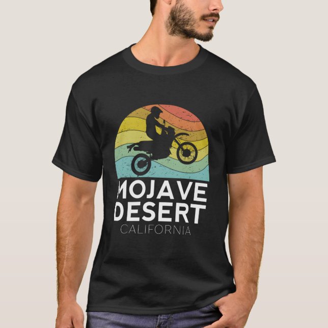 Camiseta Mojave Desert California Moto Moto en Moto (Anverso)