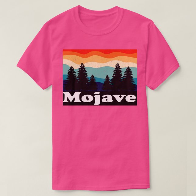 Camiseta Mojave National Preserve Retro (Diseño del anverso)