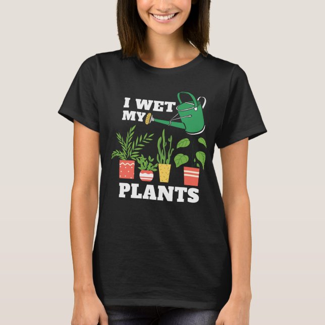 Camiseta Mojé mis plantas cultivando (Anverso)
