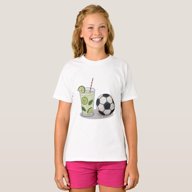 Camiseta Mojito and soccer ball (Anverso completo)