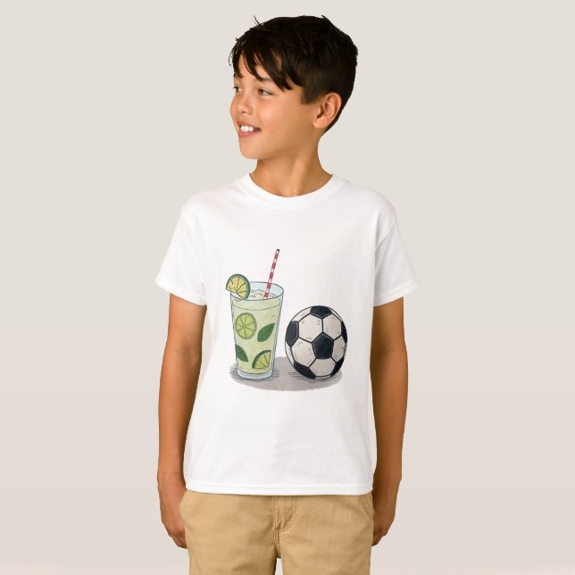 Camiseta Mojito and soccer ball (Anverso completo)
