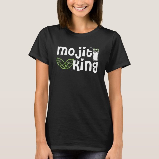 Camiseta Mojito King Bartender Mojitos (Anverso)