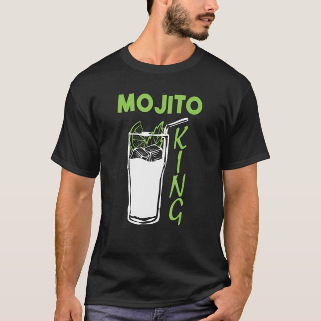 Camiseta Mojito Rey Bartender Mojitos 1 (Anverso)