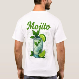 Camiseta Mojito T-Shirt – Fresh Mint & Lime Cocktail