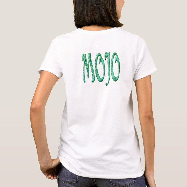 Camiseta Mojo women white t-shirt back (Reverso)