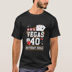 Camiseta Mola de viaje de 40 años de la brigada de cumpleañ