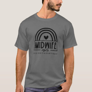 Camiseta Mola divertida del arcoiris en modo partera todo e