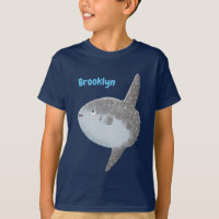 Mola mola de pez luna oceánica lindo personalizado