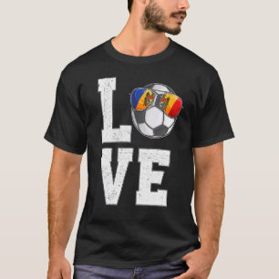 Camiseta Moldavia Soccer Love Moldavis Fan Flag