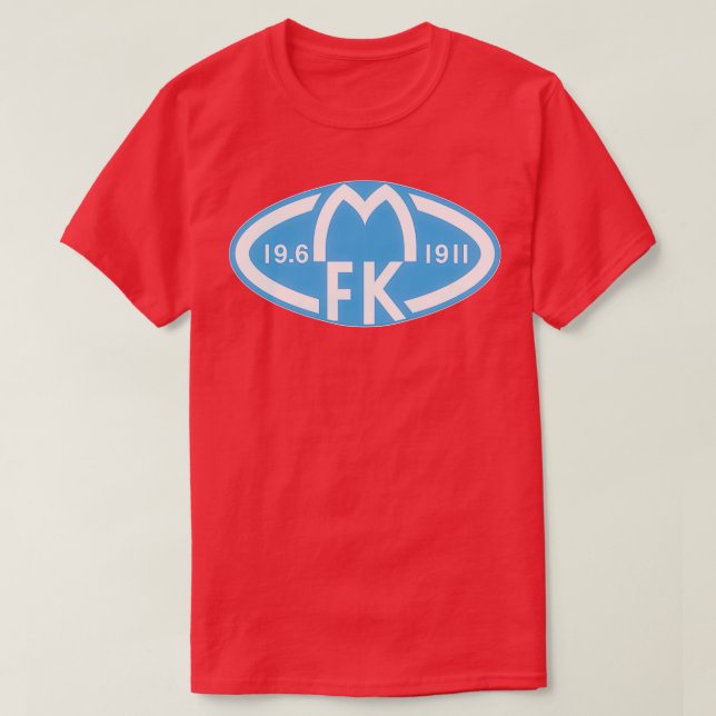 Camiseta Molde FK Crest Logo (Diseño del anverso)