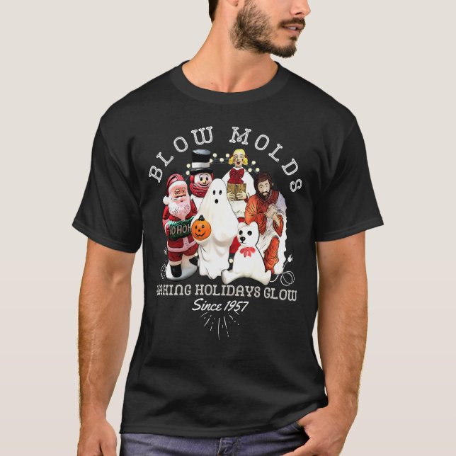 Camiseta Moldes de soplo: Hacer Que Las Vacaciones Desluzca (Anverso)