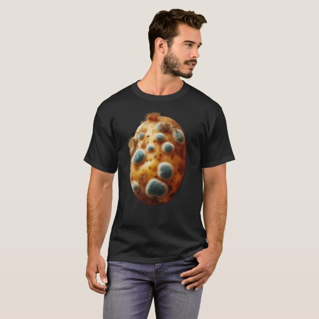 Camiseta Moldy Potato Sasuy Vegetable Vegan Halloween Costu (Anverso completo)