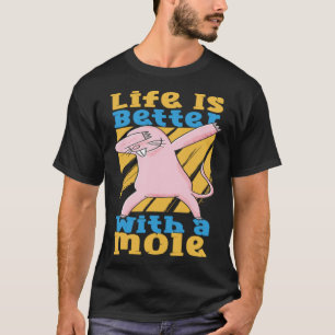 Camiseta Mole Animal con un topo