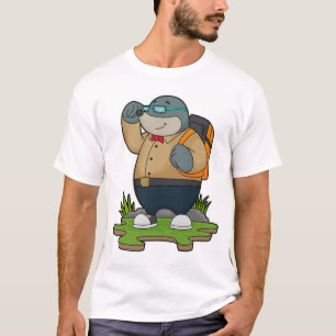 Camiseta Mole as Hiker con mochila