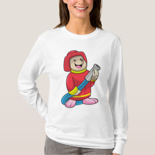 Camiseta Mole como bombero con manguera