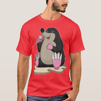 Camiseta Mole como cantante con micrófono