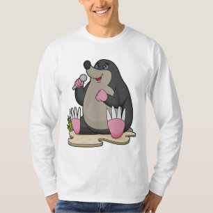 Camiseta Mole como cantante con micrófono