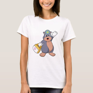 Camiseta Mole como enfermera con kit de primeros auxilios.P