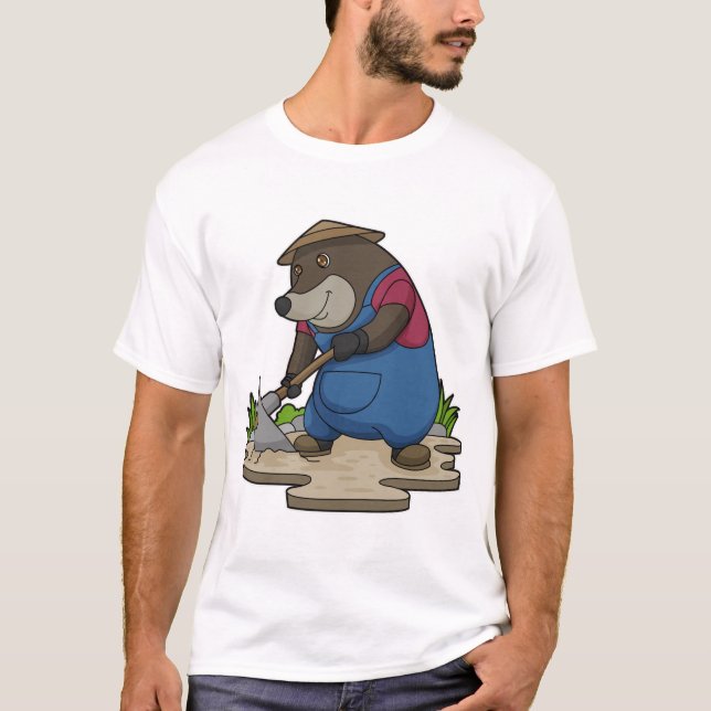 Camiseta Mole como granjero (Anverso)