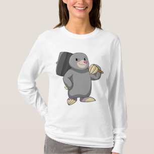 Camiseta Mole como Handyman con martillo
