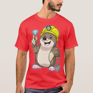 Camiseta Mole como minero con diamante de pala