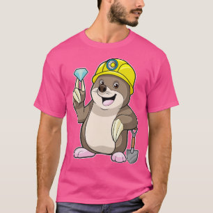 Camiseta Mole como minero con diamante de pala