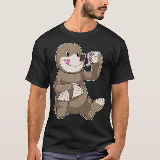 Camiseta Mole con gusano de tierra