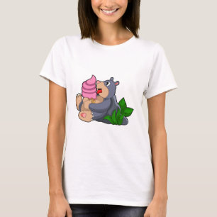 Camiseta Mole con helado Waffle