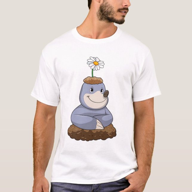 Camiseta Mole con la flor de margarita (Anverso)