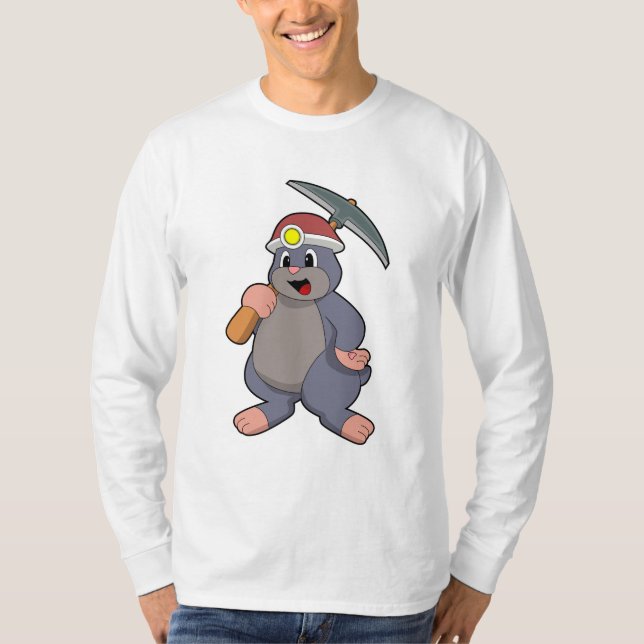 Camiseta Mole con Pickaxe (Anverso)