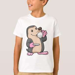 Camiseta Mole con taza de café y sartén