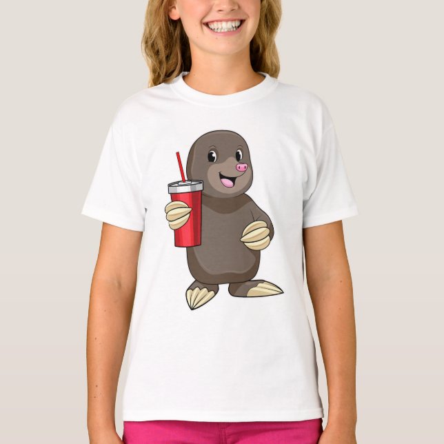 Camiseta Mole con taza para beber (Anverso)